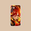 Game GI Mavuika Clear Mobile Phone Case for Samsung Galaxy S25 S24 S23 S22 S21Plus FE Ultra Colorful Cover