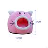 Self Warming 2 In 1 Foldable Cave House Animal Shape Nest Pet Sleeping Bed for Cats and Small Dogs