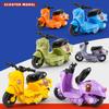 Miniature Zinc Zinc Alloy Motorcycle Model Diecast Motorcycle Pull Back Toy  Boy Children