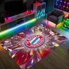 Bayern München Design Kristall Sammet Matta Mysig Icke?Halkskyddad tryckt matta för sovrum, vardagsrum, entré
