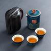 Portable Ceramic Kung Fu Travel Tea Set