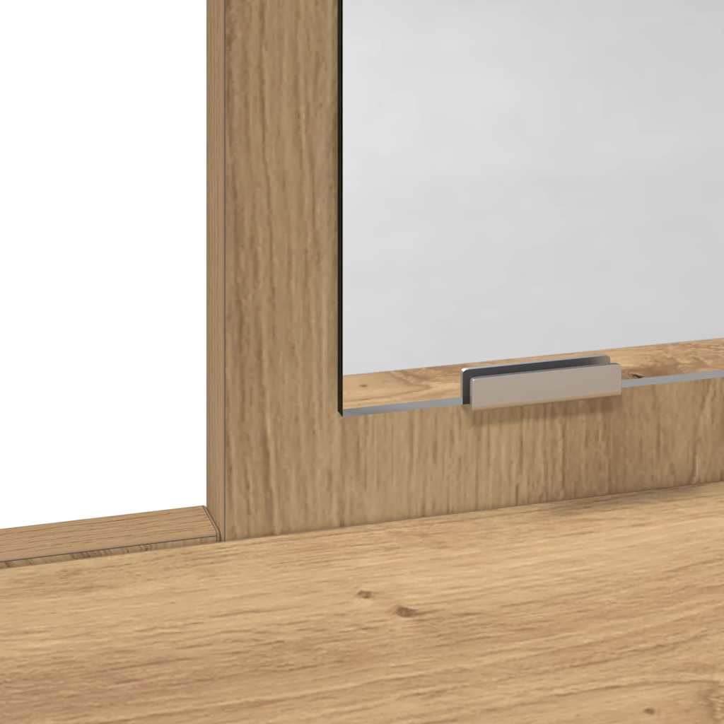Makeup Table Artisan Oak 79 x 41 x 140 cm Particleboard