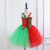 Kinder Weihnachten Elf Kostüm Zubehör für Mädchen 2-12 Weihnachten Geburtstag Fotografie Enthält Kleid und Weihnachtsmütze