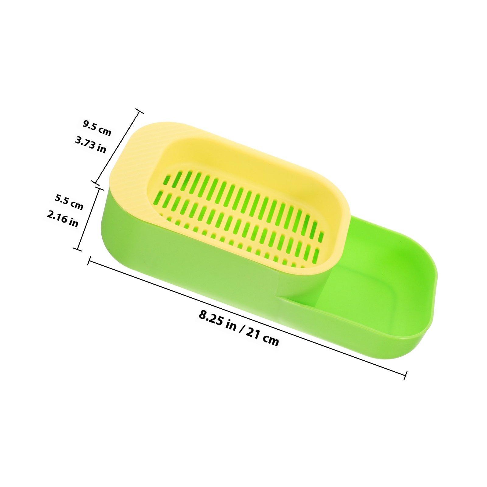 

Hydroponic Cat Grass Planter Soilless Design Double Layer Mesh Tray for Easy Watering High Budding Rate Indoor Pet Plant Box светло-зеленый