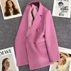 Women's Green Slim Fit Suit Jacket - Trendy Spring 2025 Street Style