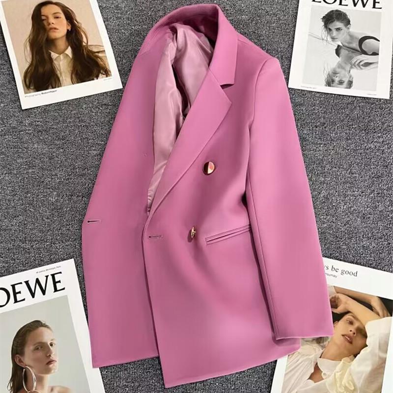 Women's Green Slim Fit Suit Jacket - Trendy Spring 2025 Street Style