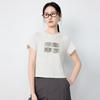 Women's Premium Printed Short Sleeve Crop Top