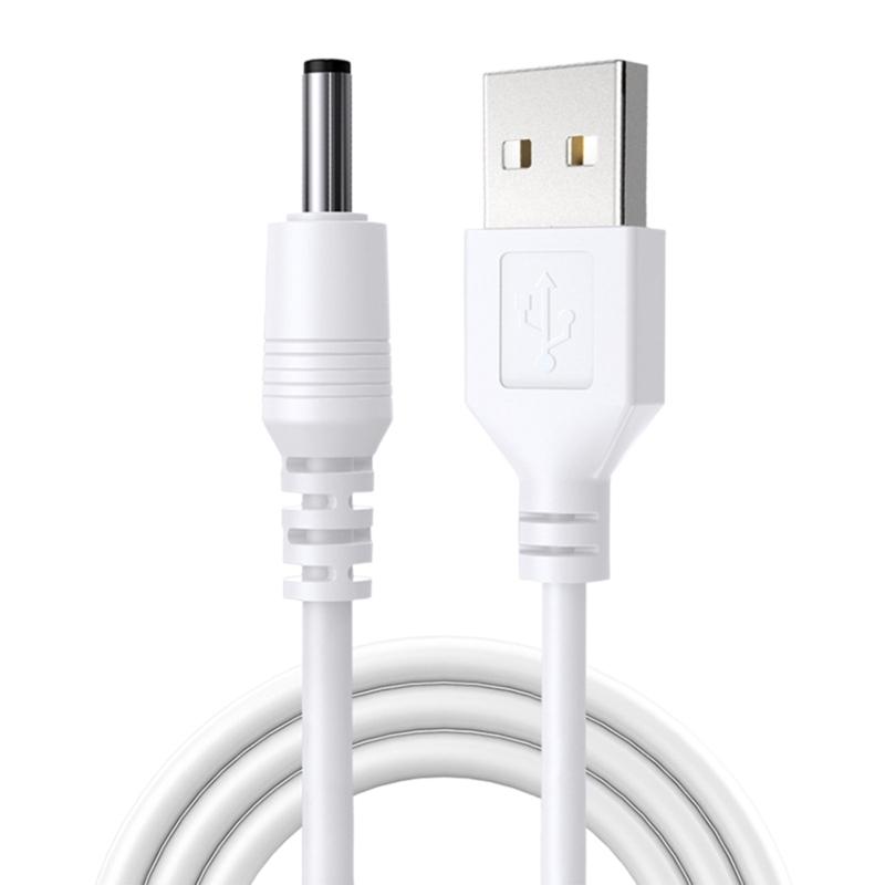 Power Cable USB To DC 3.5 X 1.35mm Straight Jack Charger Adapter Connector Cable for Router TV Box Table Lamp