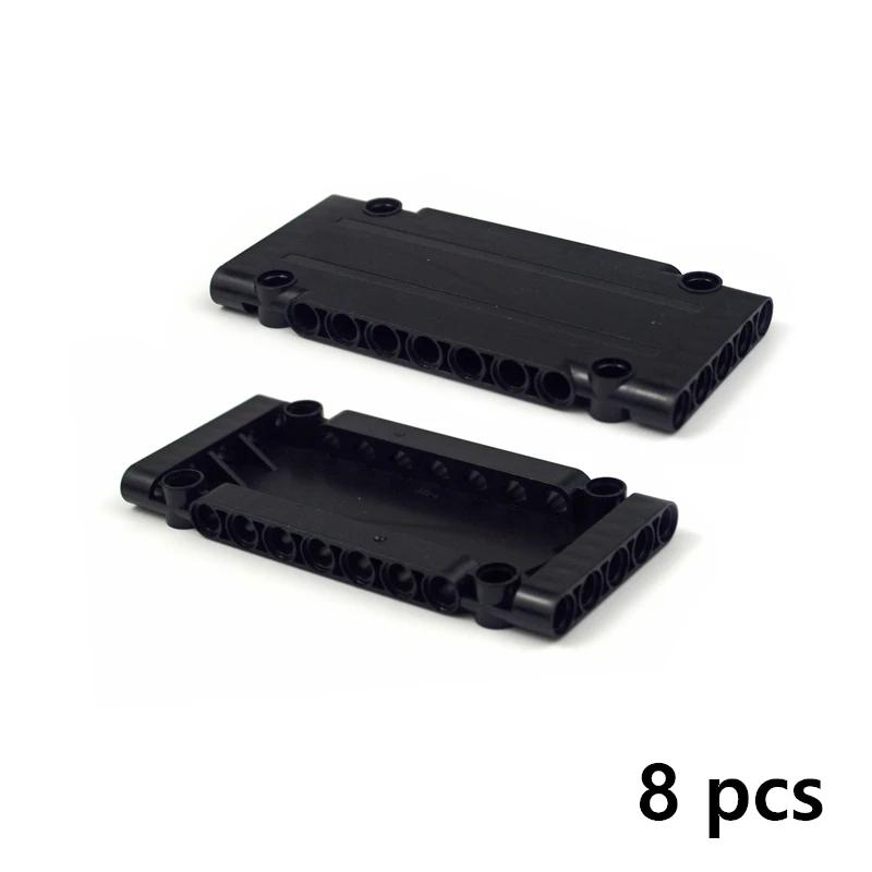 MOC Parts Brick Works With All brand Technical Parts 64782 15458 Flat Panel Plate 1x5x11 1X3X11 Mechanical Construction Bricks Car
