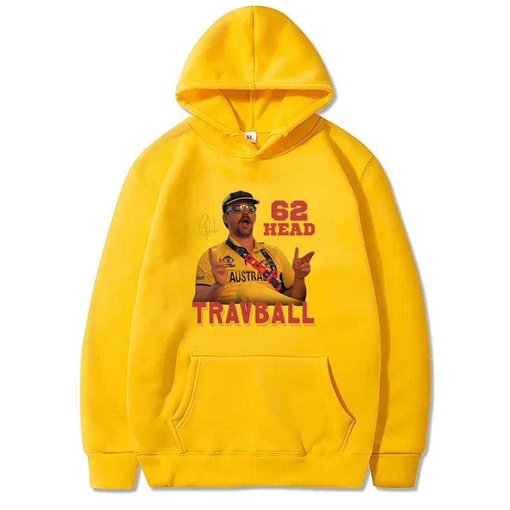Travis Head Travball 62 Signature Hoodies TravBall Merch Sweatshirts Long Sleeve Pullover Fall Fashion Casual Clothes