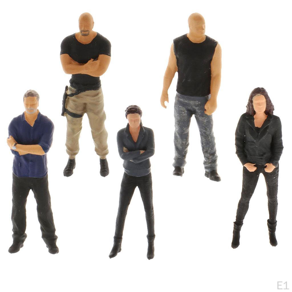 1/64 Plastic Figurine Men Accessory Decoration