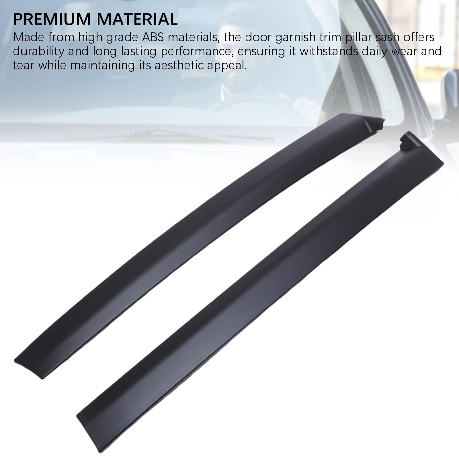 

Пара отделочных накладок на двери, стойки, молдинги, левая и правая, долговечные 72430 SR3 003, замена для 2-дверных, 3-дверных