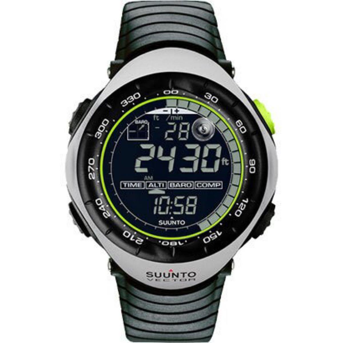 Б/у SUUNTO VECTOR Серый Лайм Suunto Vector Core Часы Регата