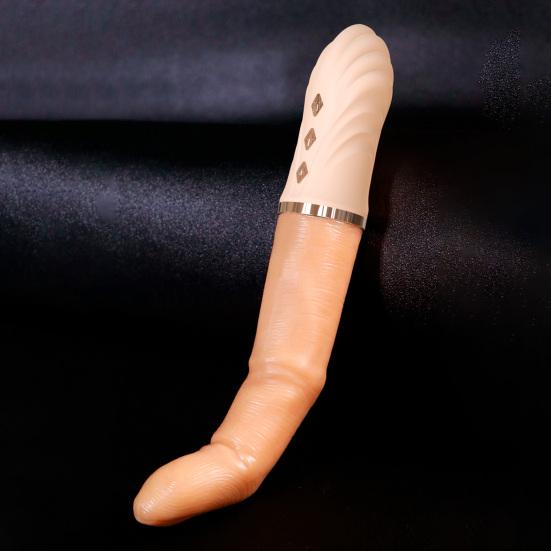 Przytulny wibrator Idealnie dopasowany Inteligentne ogrzewanie Wibrator punktowy TPE G Masturbator Produkt dla dorosłych