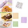 Colorful Gingham Food Wrapping Paper Waterproof and Greaseproof Wax Paper Sheets for Baking Sandwich Snacks Bread and Party Use