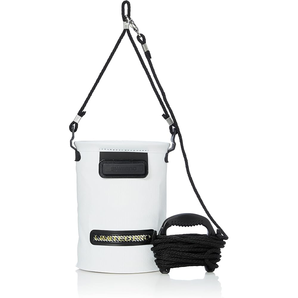 Shimano Limited Pro BK-151S Water Bucket White 17cm 4L Fishing Accessory