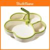 Baby Silicone Divided Cat Paw Plate With Suction For Toddlers Feeding And Training