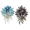 Brooch Irregular Wheat Design Sparkling Rhinestones Zinc Alloy Lapel Pin Sweaters Collars Hats Bags Coats Scarves Badge Versatile Accessory