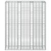 Gabion Raised Bed 2 Pcs Silver 130 X 50 X 150 Cm