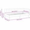 L Shaped Bed Frame with Headboard Dark Gray 90 Cm X 190 Cm Velvet