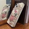 DIY Full Diamond Hello Kitty Applies To Apple 16 Mobile Phone Case Apple 14PROMAX All-inclusive 14 Premium 13 Cute 12P