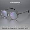 Dänisches Design Optische Brillenbügel Herren 9704 Luxusmarke Reines Titan Brillenbügel Damen Korrektionsbrille Lesebrille