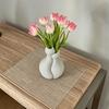 3D-gedruckte Katzenvase, Minimalistische nordische Stil Blumenarrangement Vase, Umarmende Katze Blumenvase, Dekorative Katzenpaar Vase Haus Büro Geschenk