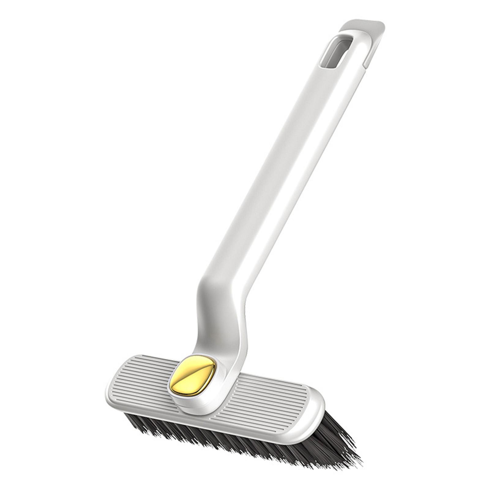 Crevice Cleaning Brush,Multipurpose Bathroom Tile Floor Gap Cleaning Brush,360°Rotating Head Corners Gap-Scrubber Cleaning Tool As Shown