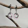 Silver Earrings with Ceramics (60002336)