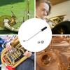 Trumpet Piston Valve Pipe Dent Removal Tools with 3 Sheet Metal Balls Saxophone Ball Head Tool for Trumpet French Horn Mini Horn