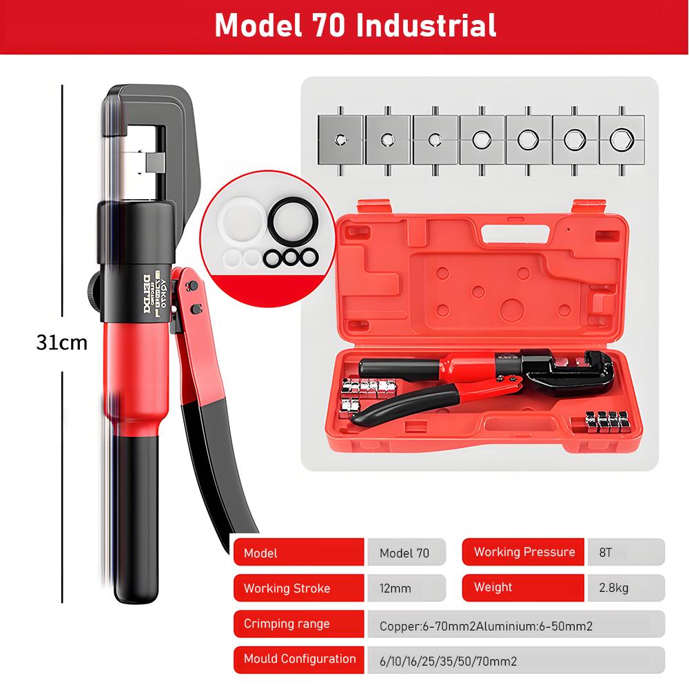 

Hydraulic Pliers Electrician Copper Aluminium Crimping Manual Hydraulic Pliers Copper Nose Manual Clamping Wire Crimping Pliers