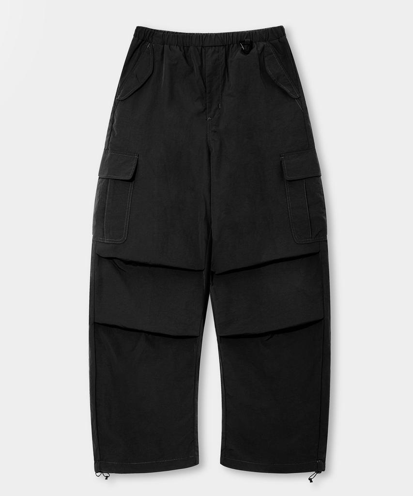 Dimiteulibeullaeg [Summer] M65 Parachute Curved Pants_ Nc Black