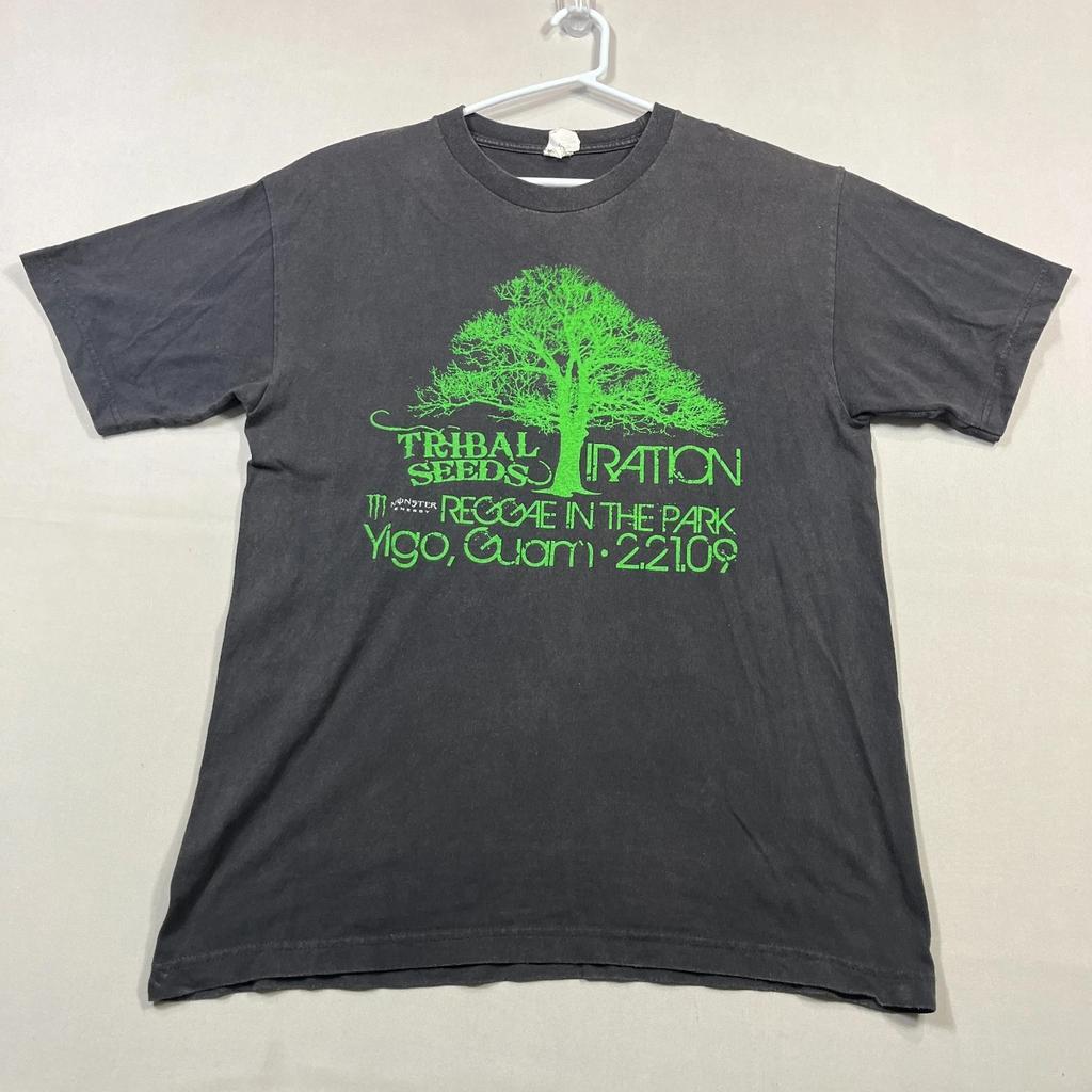 Vintage Reggae In the Park Festival Shirt Iration Tribal Seeds Tee Mens Large L