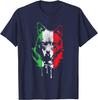Italian Wolf Italian Pride Culture TShirt 100 Cotton ONeck Short Sleeve Summer Casual Unisexs Tshirt Streetwear