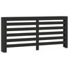 VidaXL Black Radiator Cover 175x20x82 Cm Engineered Wood, Radiator Cap, Top Radiator Cover, Profile Radiator 852709