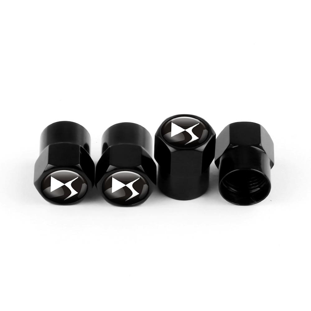 4PCS Car Styling 3D Metal Wheel Tire Valve Stem Caps Accessories For Citroen C3 C4 Grand Picasso C4L C5 C-ELYSEE Berlingo DS4 C1