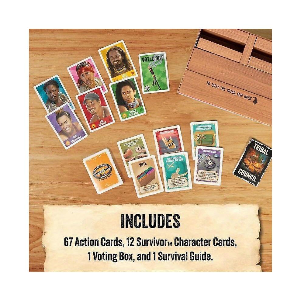 Exploding Kittens Survivor Family Party Game ForAges 14+ and Up - 3 To 6 Players - Great for Adults & Teens