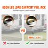 SucceBuy RV Stabilizer Jacks, 4 Pack Aluminum RV Leveling Jacks, Per Jack 6000 Lbs , RV Stack Jacks for RV Travel Trailer Camper