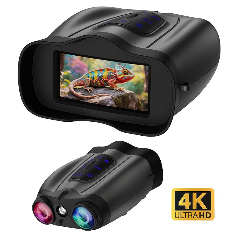 

4K Інфрачервоні Біноклі Нічного Бачення з 45-мм Об єктивом, 16-кратним Збільшенням для Кемпінгу та Спостереження за Птахами