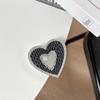 Solid Leather Heart-Shaped MagSafe Phone Holder with Mirror