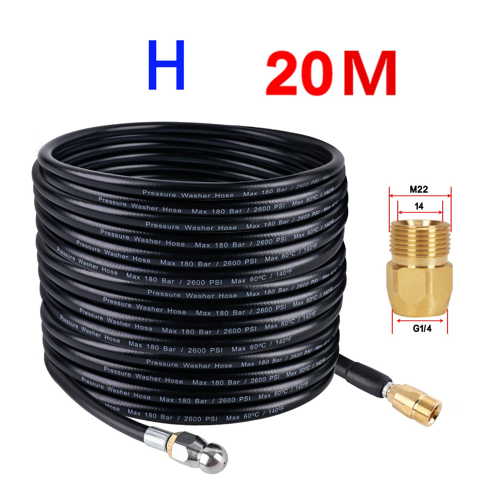 1/4  Sewer Drain Water Cleaning Hose