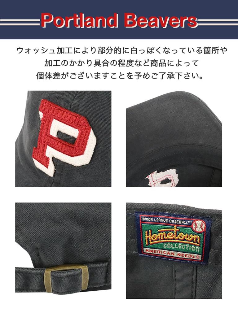 [American Needle] American Needle Cap Portland Beavers Men's Hat Portland Beavers Navy [Used]