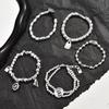 Mode Leichter Luxus Schmuck Spanisches Mode Armband Personalisiert Eingelegt Rosa Diamant Klein Frisch Damen Armband