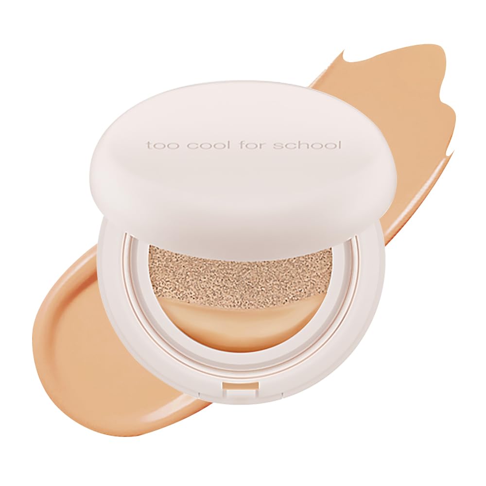 

[too cool for school] Fixing Nude Fit Cushion 12g + Refill SPF38 PA++ Hypoallergenic Vegan Cushion Foundation Pact (#3 Beige)