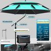 Large Outdoor Fishing Umbrella: Rainproof, Sunshade, Folding, Thickened, UV Protection