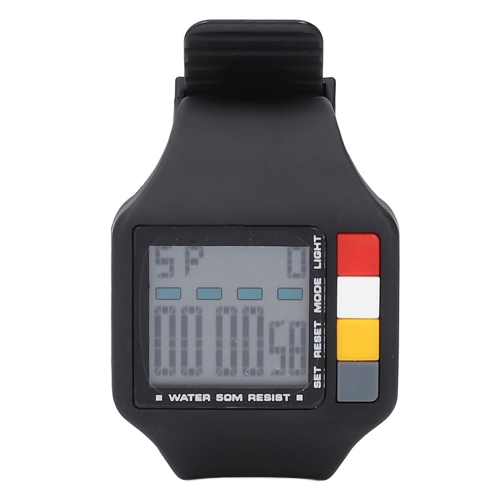 Men Digital Watch LED Night Light Stopwatch Calendar Alarm 50M Waterproof Shockproof Military Style Outdoor Watch for