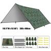 Waterproof Camping Sunshade, Portable Tent Tarpaulin, UV-Protective Sunshade, Outdoor Camping Multi-Function Gear - Camo