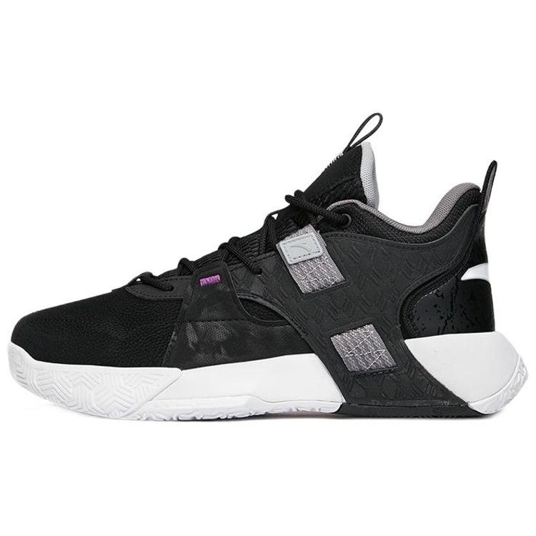 

New Anta Speedy Abrasion Resistant Low Top Performance Basketball Shoes Men s Black 112141606-2 43