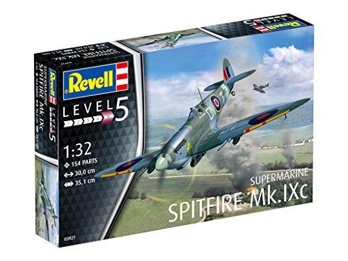 German Revell 1/32 Royal Air Force Spitfire MK.9C Plastic Model 03927
