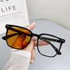 Pochromic Myopia Glasses Man Woman Square Anti Blue Light Ultra-lights Prescription Eyeglasses Minus Diopters 0 To -6.0